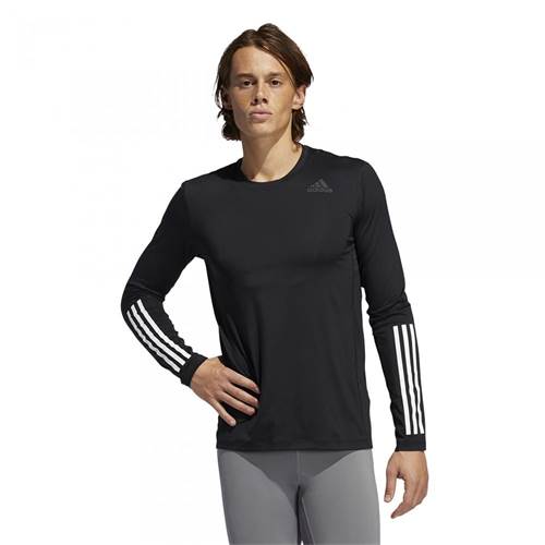 Magliette Adidas Techfit Fitted 3 Stripes Top