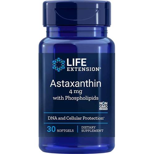 Supplementi dietetici Life Extension Astaxanthin With Phospholipids