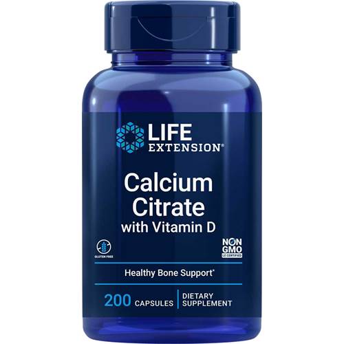 Supplementi dietetici Life Extension Calcium Citrate With Vitamin D
