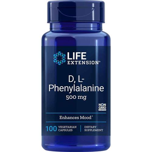 Supplementi dietetici Life Extension D L Phenylalanine Capsules