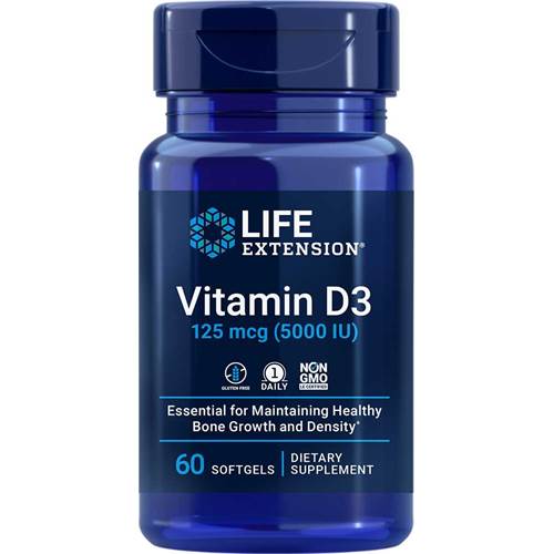 Supplementi dietetici Life Extension Vitamin D3 5000 IU