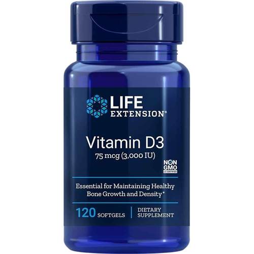 Supplementi dietetici Life Extension Vitamin D3 3000 IU