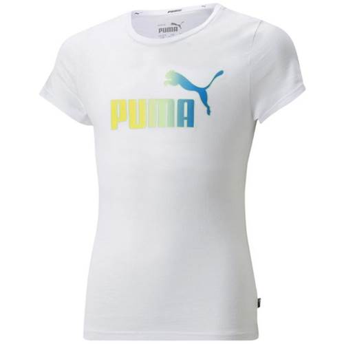 Magliette Puma Ess Bleach Logo Tee JR