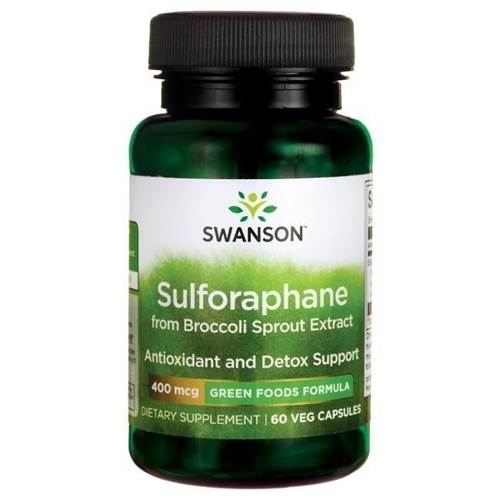Supplementi dietetici Swanson Sulforafan 400 Mcg