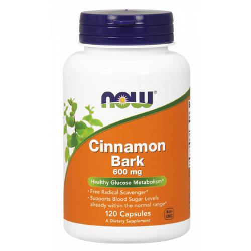 Supplementi dietetici NOW Foods Cinnamon Bark 600 MG