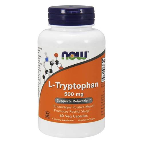 Supplementi dietetici NOW Foods Ltryptophan 500 MG