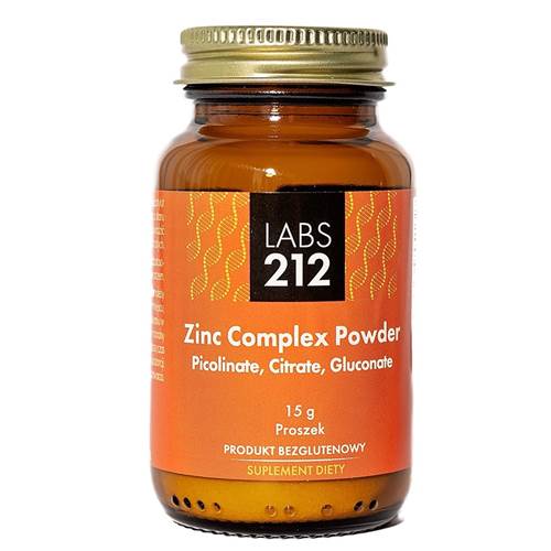 Supplementi dietetici Labs212 Zinc Complex Powder Picolinate, Citrate, Gluconate